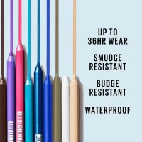 Maybelline TattooStudio Long-Lasting Sharpenable Eyeliner Pencil, Glide on Smooth Gel Pigments with 36 Hour Wear, Waterproof, Deep Onyx, 1 Count - Image 3