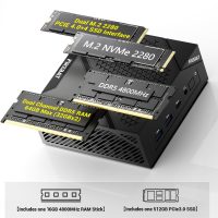Mini PC Gaming, AMD Ryzen 6600H, 4800MHz DDR5 PCIe SSD, WiFi6 BT5.2 MU-MIMO 2xLAN, DP2.0 (4K@160Hz), HDMI 2.1, USB-C, 4xUSB-A, Radeon 660M GPU Home/Business/Student Desktop Computer【AM02】 - Image 6