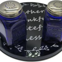Burner Covers for Electric Stove (Black Thankful Gather Grateful Blessed, Round D8/10‘’) - Image 4