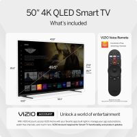VIZIO 50-inch Quantum Pro 4K 120Hz QLED HDR10+ Smart TV with Dolby Vision, Active Full Array, 240Hz @ 1080p PC Gaming, WiFi 6E, Apple AirPlay, Chromecast Built-in, M50QXM-K01, 2023 Model - Image 3