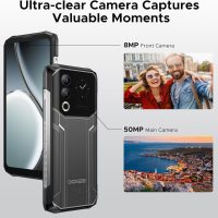 DOOGEE Blade 20 Ultra Rugged Phone Unlocked,32GB+512GB,10300mAh Large Battery Rugged Smartphone with 1.54"IPS Rear Display,6.6"HD+90Hz Android 14,50MP+8MP,IP68/IP69K Waterproof Phones,Face ID/NFC/OTG - Image 6