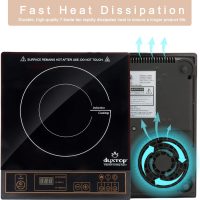Duxtop 1800W Portable Induction Cooktop Countertop Burner, Gold 8100MC/BT-180G3 - Image 4