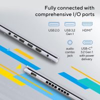 ASUS Vivobook 16 Laptop, 16” WUXGA 60Hz Display, Intel Core i5-13420H, Intel Iris Xᵉ Graphics, 16GB Memory, 512GB Storage, Windows 11, Cool Silver, F1605VA-ES56 - Image 8
