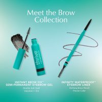 Thrive Causemetics Instant Brow Fix Semi-Permanent Eyebrow Gel, Waterproof Tinted Eye Brow Gel with Vitamin B5, Smudge-Proof, Long Lasting Definition, Vegan & Cruelty Free, Audrey (Medium Brown) - Image 7