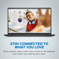 Dell Inspiron 15 3535 Laptop - 15.6-inch FHD (1920 x 1080) Display, AMD Ryzen 5 7520U Processor, 8GB DDR4 RAM, 512GB SSD, AMD Radeon Graphics, Windows 11 Home, 6-Months Migrate - Carbon Black - Image 8