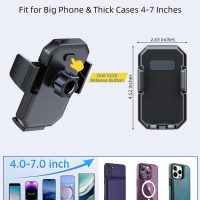 Car Phone Mount for Toyota RAV4 2019 2020-2023 2024 2025 Accessories 7/8-Inch Screen 360° Rotation Smart Phone Cradles Auto Lock Cell Phone Holder Not Affect Air Vent (Not Fit 9/10.5 inch) - Image 6