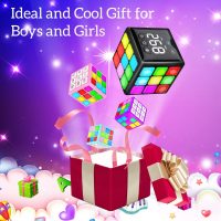 Rechargeable Game Handheld Cube - 15 Fun Brain & Memory Game with Score Screen - Christmas Easter Birthday Gifts for Boys Girls Ages 6-12+ Years Old - Toy Gift Idea for Kids Teens (Black) - Image 8