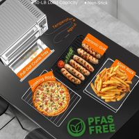 Nuwave Bravo XL Pro Air Fryer Toaster Oven with Grill Combo, 2025 New Ultra-Fast Convection System, 35% Crispier, 2X More Even, 142 Presets, 50-500F, Smarter Probe, PFAS Free, 30QT, Stainless Steel - Image 10