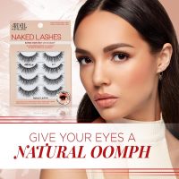 Ardell Naked Strip Lashes 421 – Natural-Looking, Long-Lasting False Eyelashes with Invisiband for Seamless Blend, 4 Pairs, 1-Pack - Image 3