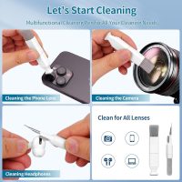 Keyboard Cleaner Laptop Cleaning Kit - All in One Computer Tech Cleaning Brush, Multi-Function Pc Accessories with Airpod Cleaning Kit, Electronic Laptop Screen Cleaner for MacBook, iPhone, Gaming - Image 6