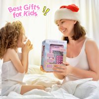 Kids Piggy Bank for Girls - Toys for 5 6 7 8 9 10 Year Old Girl Birthday Gifts - Electronic Piggy Bank ATM Machine Money Safe for Kids Toys Age 6-8-10 - Image 7