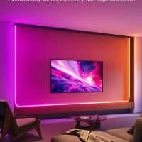 Govee Neon Rope Light for Wall Lining, LED Rope Lights Work with Matter, Google Assistant, Alexa, 16.4ft RGBIC Strip Lights with Smart App Control and Music Sync for Living Room, Bedroom, Wall Corners - Image 4