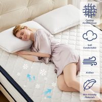 Queen Mattress 12 Inch Mattress Queen Size - Memory Foam & Pocket Coils Springs, Pressure Relief, Medium Firm Comfort, Motion Isolation, Ideal for All Sleep Positions, CertiPUR-US Certified - Image 3