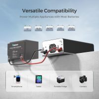 Renogy Inverter PUH, 1000W Pure Sine Wave Power Inverter with UPS Transfer Switch & Bluetooth, 12V DC to 120V AC Converter for RV, Truck, Home,Camping - 2000W Surge Power, Remote Monitoring - Image 4