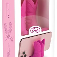 Genuine Fred Giddy UP Phone Stand, Pink, Cowboy Boot Tech Accessory, Fits Most Mobile Smartphones, Grippy Silicone, Fun Cowboy Boot Details - Image 5