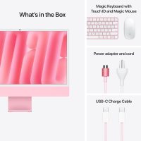 Apple 2024 iMac All-in-One Desktop Computer with M4 chip with 10-core CPU and 10-core GPU: Built for Apple Intelligence, 24-inch Retina Display, 16GB Unified Memory, 256GB SSD Storage; Pink - Image 6