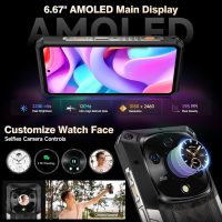 Ulefone Armor 28 Ultra 5G AI Rugged Phone, 32GB+1TB/2TB Expansion, Dimensity 9300+ 12-Core, 6.67" AMLOD Dual Screen, 64MP+50MP+50MP, 120W Charging, 50W Wireless Charging, 8K Video, Widevine L1 - Image 5