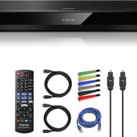 Panasonic DP-UB820-K 4K UHD Blu-ray Player With HDR10+, Dolby Vision, Network Streaming + HDMI Cables + Network and Optical Audio Cables - Image 3
