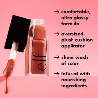 e.l.f. Glow Reviver Lip Oil, Nourishing Tinted Lip Oil For A High-shine Finish, Infused With Jojoba Oil, Vegan & Cruelty-free, Jam Session - Image 4