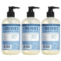 MRS. MEYER'S CLEAN DAY Hand Soap, Made with Essential Oils, Biodegradable Formula, Rain Water, 12.5 fl. oz - Pack of 3 - Image 2
