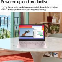 HP 14 Ultrabook • Back to School Limited Edition w/Microsoft 365 • Intel 4-Core CPU • 8GB RAM • 1.6TB Storage (128GB OnBoard w/ 512GB Portable Drive + 1TB OneDrive) • Tranquil Pink • Win 11 - Image 6
