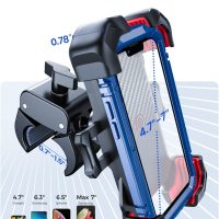 JOYROOM Motorcycle Phone Mount, [1s Auto Lock][100mph Military Anti-Shake] Bike Phone Holder for Bicycle, [10s Quick Install] Handlebar Phone Mount, Compatible with iPhone, Samsung, All Cell Phone - Image 6