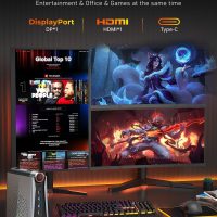 ACEMAGICIAN S3A Mini PC, Ryzen 9 6900HX, 32GB DDR5 1TB NVME SSD Small Gaming Computers,Tiny Desktop with AMD Radeon 680M, Type C|WiFi 6|BT 5.2|Dual Channel|Office|Home|Casual Games - Image 8