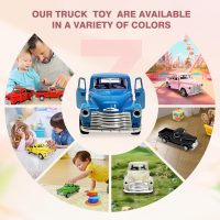 Little Blue Truck Toy for Kids Ages 2 3 4 5 6 7 8 Year Old Boys Girls,1:32 Alloy Kids Car Toy Driveable,Car Door Can Open,Toy Trucks for Toddlers Easter Christmas Birthday Gifts - Image 4