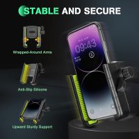 Hikeen Kayak Phone Holder, 360°Adjustable Phone Holder with Long Arm, Kayak Fishing Accessories, Kayak Phone Mount Compatible with Smartphone from 4''-7'' - Image 3