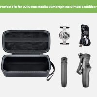 ALKOO Case Compatible with DJI Osmo Mobile 7/7P Smartphone Gimbal – Travel Storage Holder Bag for 3-Axis Stabilizer, Extension Rod, Phone Clamp & Tripod – Pouch Only (Basic Style) - Image 2