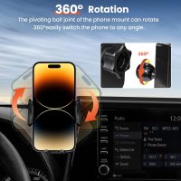 Peleus Car Phone Holder for 2020-2025 Toyota Highlander L LE XLE XSE Car Phone Mount forToyota Highlander with 8-Inch Screen Fit for Most Smartphones Cell Phone Automobile Cradles (only 8-inch) - Image 3