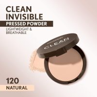 Covergirl Clean Invisible Pressed Powder, Lightweight, Breathable, Vegan Formula, Creamy Natural 120, 0.38oz - Image 2