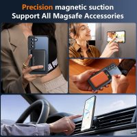Hensinple for Samsung Galaxy S21 Case with 200% Stronger Magnetic,Military-Grade Drop Protection s21 Phone Case-Anti-Scratch & Anti-Fingerprint Matte, Skin-Friendly Galaxy s21 5g case[6.2"]-Black - Image 6