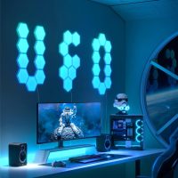 Govee Glide Hexa Light Panels, RGBIC Hexagon LED Wall Lights, Wi-Fi Smart Home Creative Wall Lights with Music Sync, Works with Alexa Google Assistant for Indoor Gaming Decor, 10 Pack - Image 4