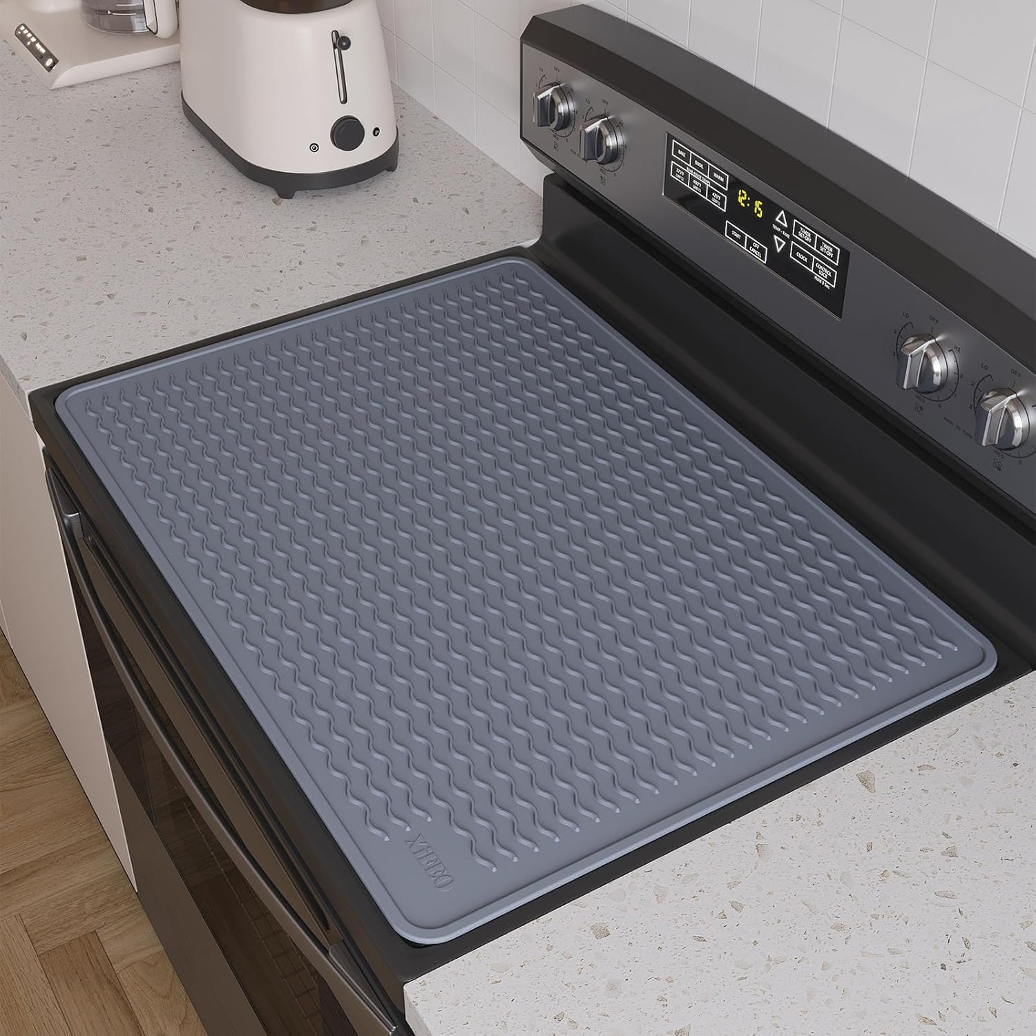 Stove Top Covers for Electric Stove, Food Grade Heavy Duty Silicone Glass Stove Top Cover Protector, Induction Cooktop Protector, Heat Resistant Range Ceramic Stove Top Covers Mat, Oven Cover