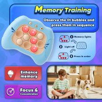 Handheld Game for Kids 6-12, Sensory Fidget Toys for Kids 8-12, Birthday Gifts for 6 7 8 9 Year Old Boys & Girls & Teens-Blue - Image 3