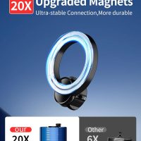 MaserWeller Car Phone Holder for Toyota RAV4 2019-2025 Accessories 7/8-Inch Screen Fixed Clip, 360° Rotation Smart Phone Mount Compatible with MagSafe, Cell Phone Holder That Does Not Affect Air Vent - Image 7