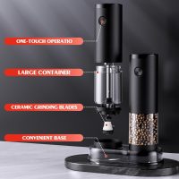 Electric Salt and Pepper Grinder Set Automatic Battery Pepper Mill Shakers Adjustable Coarseness Upgraded Larger Capacity with Led Home and Kitchen Appliances for New House Warming Gifts - Image 7