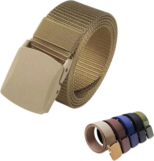 Men's Casual Faux Nylon Outdoor Tactical Belt
