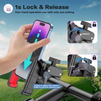 Golf Cart Phone Holder[Big Phones Friendly], Rotatable Universal Phone Mount Holder Compatible with iPhone/Samsung/Pixel and Smartphones, Golf Cart Accessories for EZGO Club Car Yamaha - Image 5