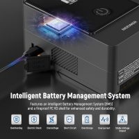 NEEWER PS099E Mini V Mount Battery, 6800mAh 99Wh 14.5V Mini V Lock Battery with D Tap Cable/BP/65W PD Type C/USB A/Dual DC/OLED Display for Video Camera Camcorder, Compatible with SmallRig BMPCC 4K 6K - Image 6