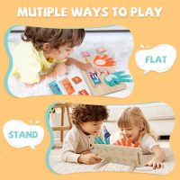 Montessori Toys for 3 4 5 Year Old, Educational Math Manipulatives Learning Toys for Toddlers 3-5, Preschool Finger Counting Number Blocks Math Games for Kids 5-7, 4 5 6 Year Old Girl Boy Gift - Image 6