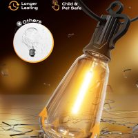 Outdoor-String-Lights-Patio-Lights, 100FT ST38 Shatterproof Dimmable Waterproof Connectable LED Christmas Lights, Hanging Outside Light for Backyard, Porch, Deck, Balcony, Garden, Home Decor - Image 9