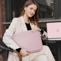 MOSISO Laptop Case 13.3 inch, 13-13.3 inch Laptop Sleeve Bag Compatible with MacBook Air/Pro 13 / Pro 14, HP Dell ASUS Lenovo Notebook, Neoprene Computer Sleeve Bag with Small Case, Baby Pink - Image 6