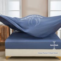 DJY Blue Comforter Set Queen, 7 Pieces Bed in a Bag Queen Size Botanical Comforters with Sheets Elegant Plants Print Soft Microfiber Reversible Complete Bedding Sets for All Season - Image 8