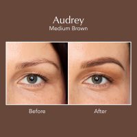 Thrive Causemetics Instant Brow Fix Semi-Permanent Eyebrow Gel, Waterproof Tinted Eye Brow Gel with Vitamin B5, Smudge-Proof, Long Lasting Definition, Vegan & Cruelty Free, Audrey (Medium Brown) - Image 3