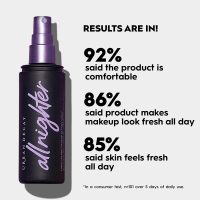 Urban Decay All Nighter Waterproof Makeup Setting Spray - Natural Finish, Smudge-Proof, Transfer-Resistant, Up to 16HR Wear, Cool Skin Temperature, Fine Mist, Controls Shine, For All Skin Types - Image 4