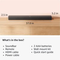 Amazon Fire TV Soundbar Plus (newest model) with built-in subwoofer, 3.1 channel, Dolby Atmos, clear dialogue - Image 7