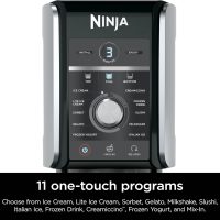 Ninja CREAMi Deluxe Ice Cream & Frozen Treat Maker, Includes (4) Family-Sized 24 oz. Tubs, for Ice Cream, Sorbet, Milkshakes, Frozen Yogurt, & More, 11-in-1, XL Capacity, Silver - Image 13