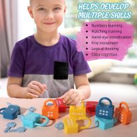 Kids Learning Locks with Keys Numbers Matching & Counting Montessori Educational Toys for Ages 3 yrs+ Boys and Girls Preschool Games Gifts - Image 5
